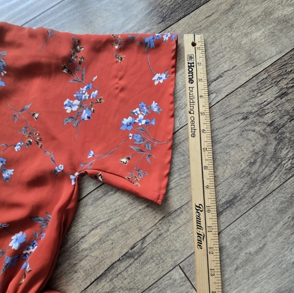 Sienna Sky Orange Small Womens Top - Picture 7 of 11